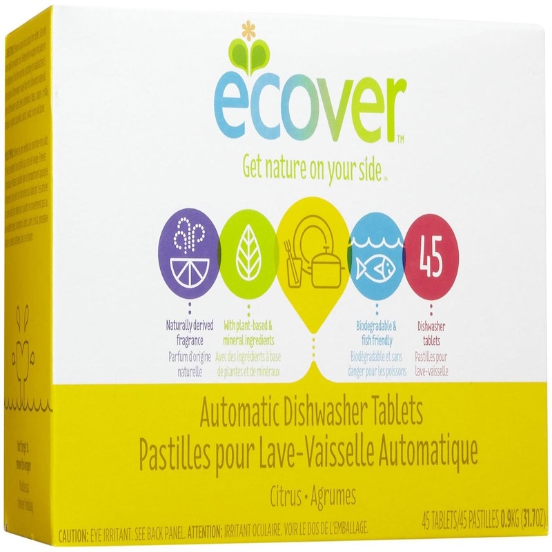 Ecover, Automatic Dishwasher Tablets, Citrus Scent, 45 Tablets, 31.7 oz