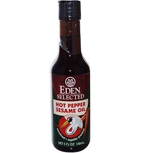 Отзывы о Эдэн Фудс, Selected, Hot Pepper Sesame Oil, 5 fl oz (148 ml)