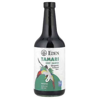 Product Image for Eden Foods, Organic Tamari Soy Sauce, 20 fl oz (591 ml)