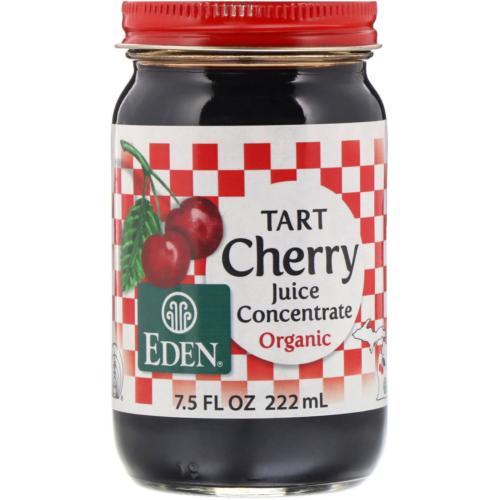Eden Foods, Organic Tart Cherry Juice Concentrate, 7.5 fl oz (222 ml
