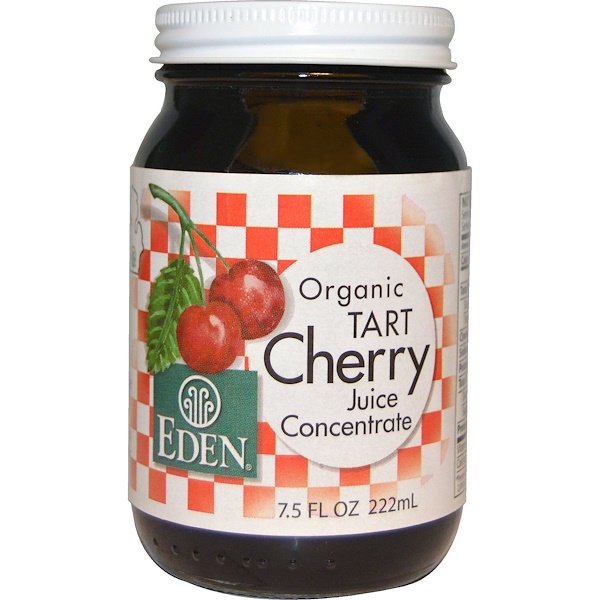 Eden Foods, Органический концентрат вишневого сока, 7,5 жидких унций (222 мл)