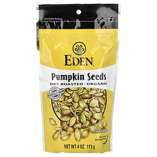 Eden Foods, Organic Pumpkin Seeds, Dry Roasted, 113 g (4 oz)