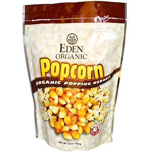 Купить Eden Foods, Натуральные зерна попкорна, 20 унций (566 г)  на IHerb