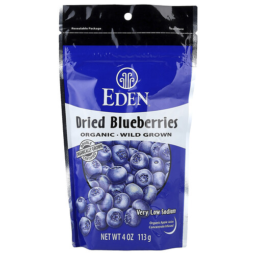 Eden Foods Eden Foods, Organic Dried Blueberries, 4 oz (113 g)