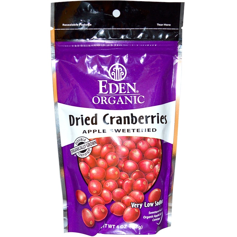 Eden Foods, Organic Dried Cranberries, 4 oz (113 g) iHerb