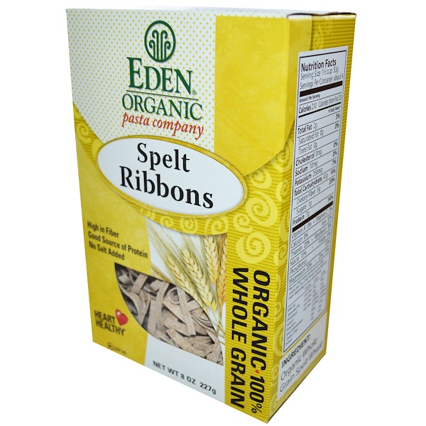 Eden Foods, Organic Pasta Company, полоски спельты, 8 унций (227 г) (Discontinued Item) 