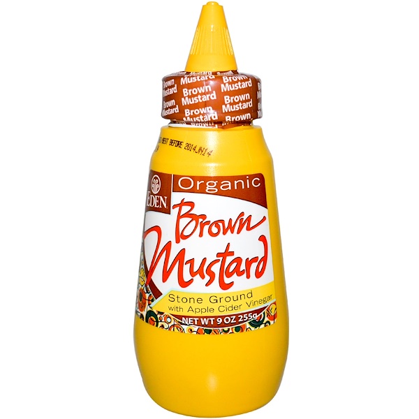 Eden Foods, Organic Brown Mustard, 9 oz (255 g) (Discontinued Item) 