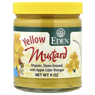 Eden Foods (에덴 푸드), 유기농 옐로우 머스타드, 9oz