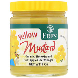 Эдэн Фудс, Yellow Mustard, 9 oz отзывы покупателей