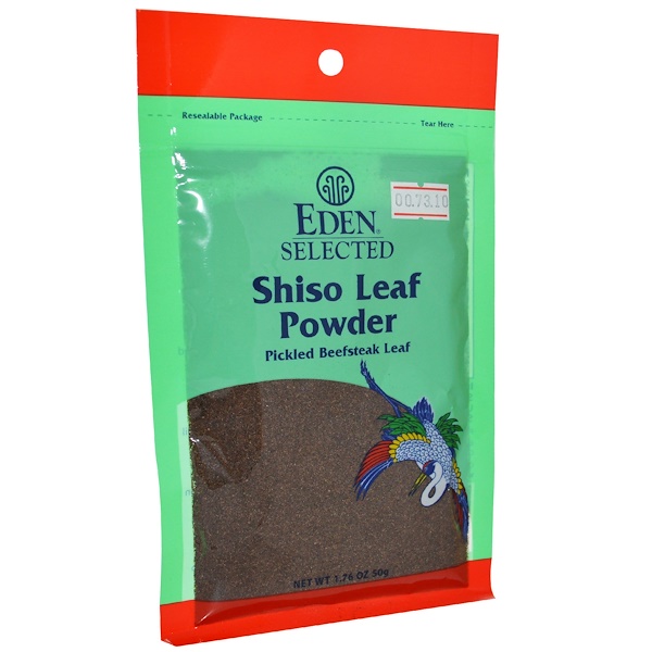 Eden Foods, Selected, Shiso Leaf Powder, 1.76 oz (50 g) (Discontinued Item) 