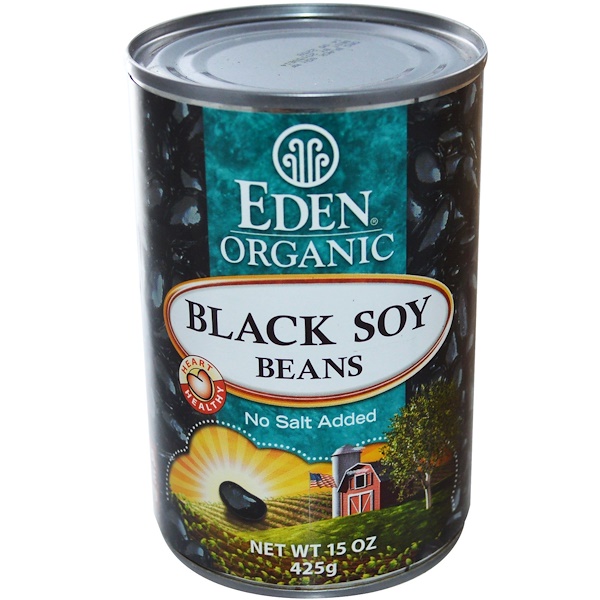 Eden Foods, Organic, Black Soy Beans, 15 Oz (425 G) - IHerb