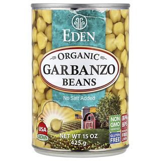 Eden Foods, Organic Garbanzo Beans, 15 oz (425 g)