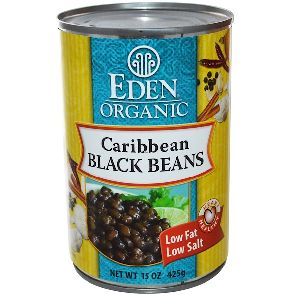 Eden Foods, Organic Caribbean Black Beans, 15 oz (425 g) (Discontinued Item) 