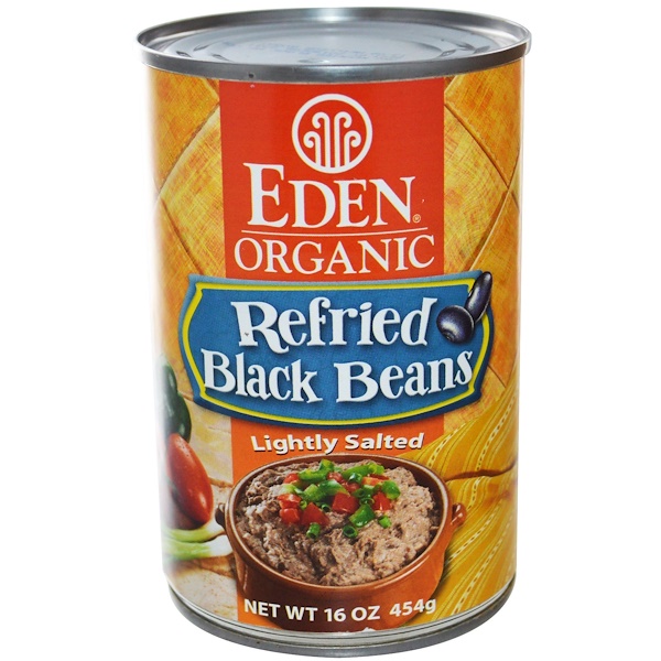 Eden Foods, Organic, Refried Black Beans, 16 oz (454 g) (Discontinued Item) 