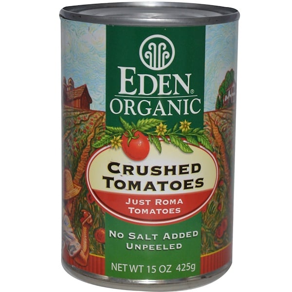 Eden Foods, Organic Crushed Tomatoes, Roma, 15 oz (425 g) (Discontinued Item) 