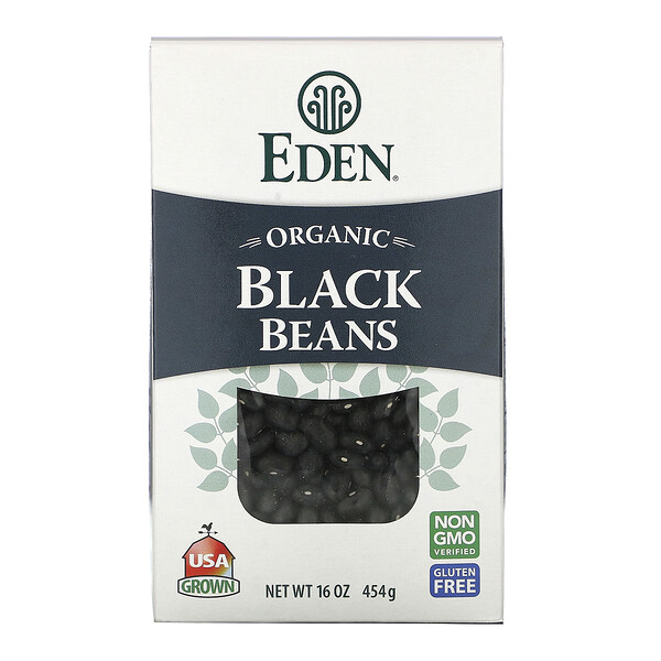 Eden Foods‏, Organic Black Beans, 16 oz (454 g)