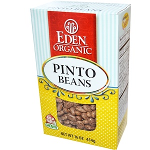 Отзывы о Эдэн Фудс, Organic Pinto Beans, 16 oz (454 g)