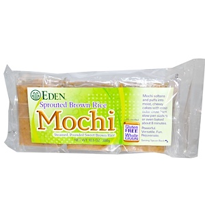 Отзывы о Эдэн Фудс, Sprouted Brown Rice, Mochi, 10.5 oz (300 g)