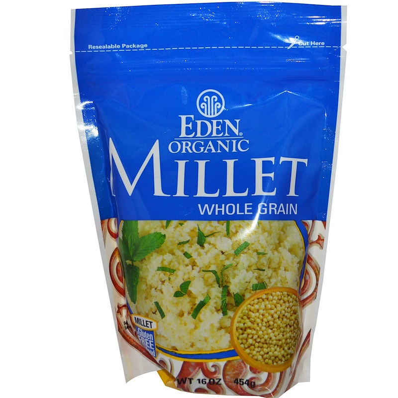 Eden Foods, Organic Millet, Whole Grain, 16 oz (454 g) iHerb
