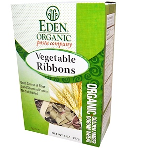 Отзывы о Эдэн Фудс, Organic Pasta Company, Vegetable Ribbons, 8 oz (227 g)