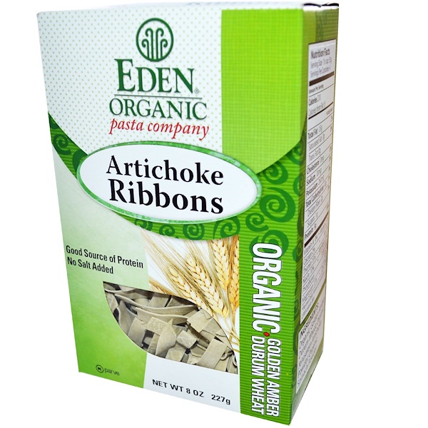 Eden Foods, Organic Pasta Company, Ленты артишока, 8 унций (227 г)