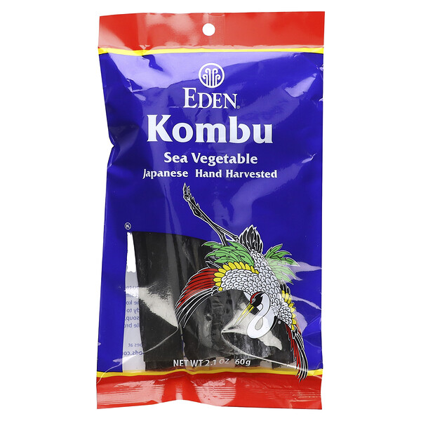Eden Foods, Kombu, Sea Vegetable, 2.1 oz (60 g)