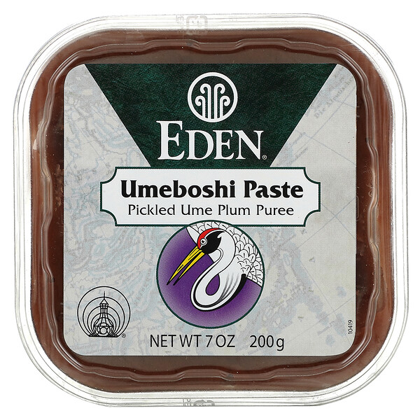 Eden Foods‏, ממרח אומבושי, מחית שזיפי אומה כבושים, 200 גרם (7 אונקיות)