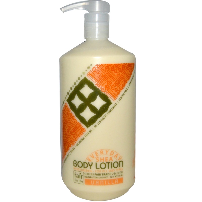 Everyday Shea, Moisturizing Body Lotion, Vanilla, 32 fl oz (950 ml) iHerb