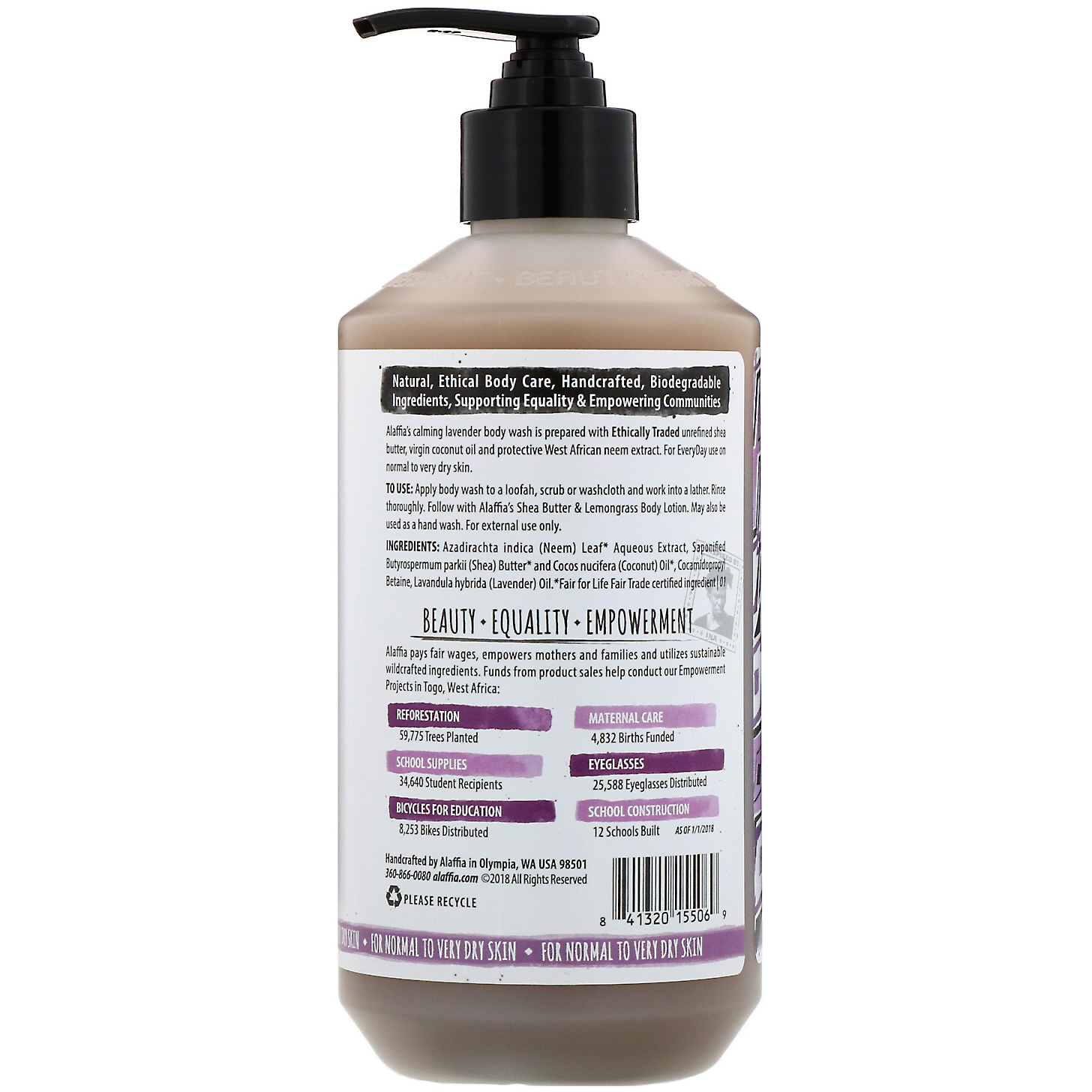 Everyday Shea, Body Wash, Lavender, 16 fl oz (475 ml) iHerb