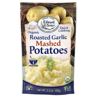 Edward & Sons, Biologische aardappelpuree met geroosterde knoflook, 100 g