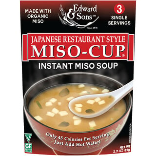 Edward & Sons, Miso-Cup, 일본 레스토랑식, 3회 제공량