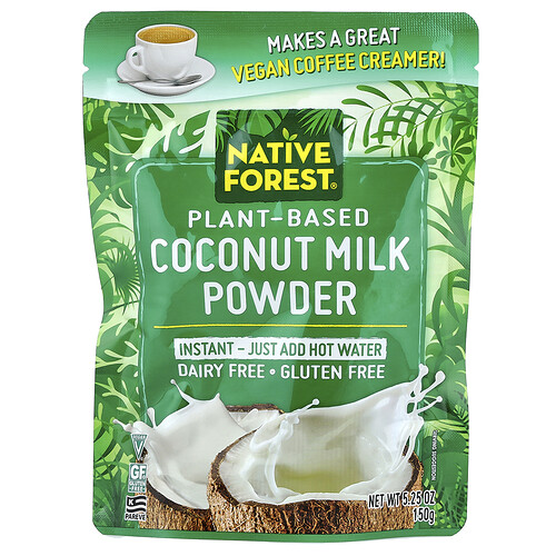 Native Forest, Plant-Based Coconut Milk Powder, 5.25 oz (150 g)