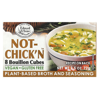 Edward & Sons, Not-Chick'n™, Cubos de caldo, 8 cubos