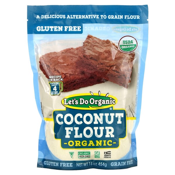Let's Do Organic, 100% Organic Coconut Flour, 1 lb (454 g)
