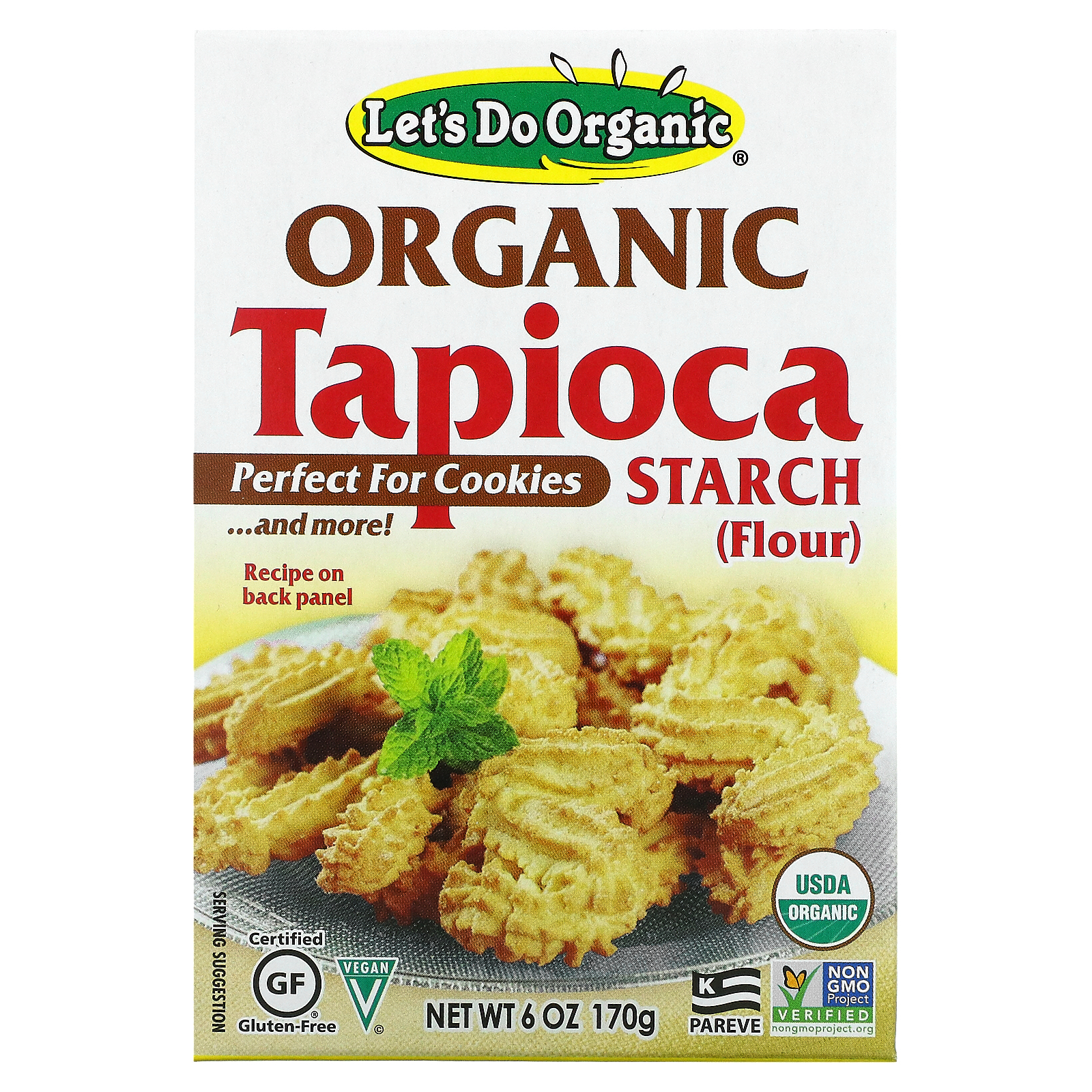 Edward Sons Let S Do Organic レッツ ドゥ オーガニック オーガニックタピオカ澱粉 粉 170g 6オンス