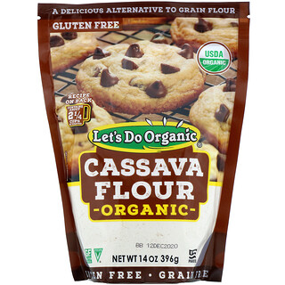 Edward & Sons, Let's Do Organic, Organic Cassava Flour, 14 oz (396 g)