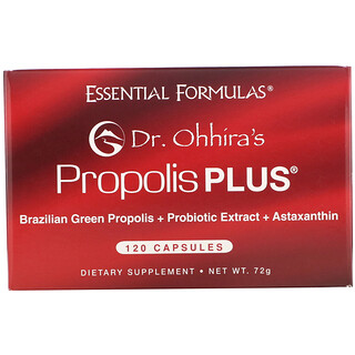 Dr. Ohhira's, Propolis Plus（プロポリスプラス）、120粒
