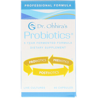Dr. Ohhira's, Probióticos, Fórmula Profissional, 60 Cápsulas