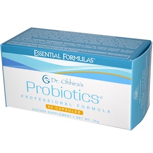 Dr. Ohhira's, Essential Formulas Inc., Пробиотики, совершенная формула, от профессионалов, 60 капсул