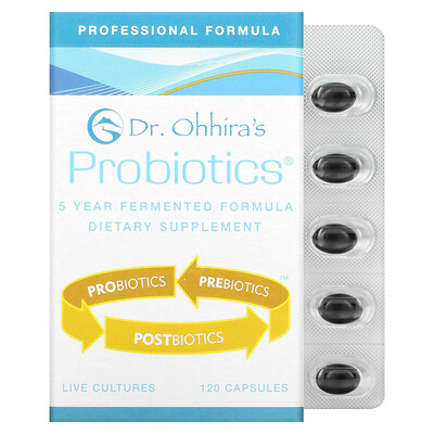 

Dr. Ohhira's, Professional Formula Probiotics, 120 Capsules