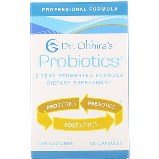 Dr. Ohhira's, Probiotics, Probióticos de fórmula profesional, 120 cápsulas