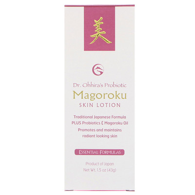 Dr. Ohhira's Probiotic, Magoroku, лосьон для кожи 1.5 унции (43 г)