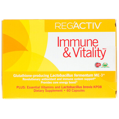 Dr. Ohhira's Reg'Activ, Immune & Vitality, 60 капсул