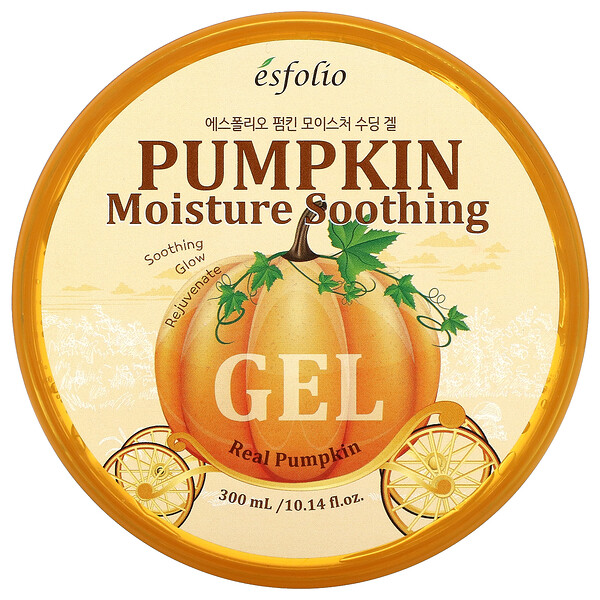 Esfolio, Pumpkin Moisture Soothing Gel, 10.14 fl oz (300 ml)