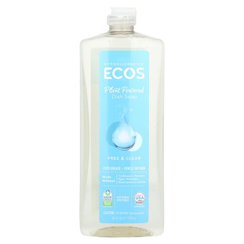 Joy ECOS PRO Dishmate Manual Liquid Dish Soap, Free & Clear, 25 oz. (PL9721/6 ) | Quill