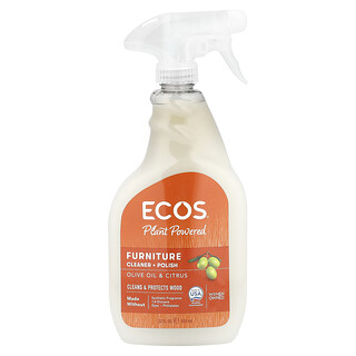 Earth Friendly Products, Ecos®, Nettoyant pour cheveux à base de plantes et agent polissant, Huile d'olive et agrumes, 650 ml