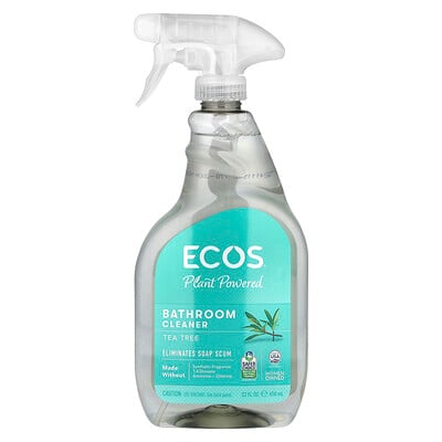 Product Image for Earth Friendly Products, ECOS , Bathroom Cleaner, Tea Tree, 22 fl oz (650 ml)