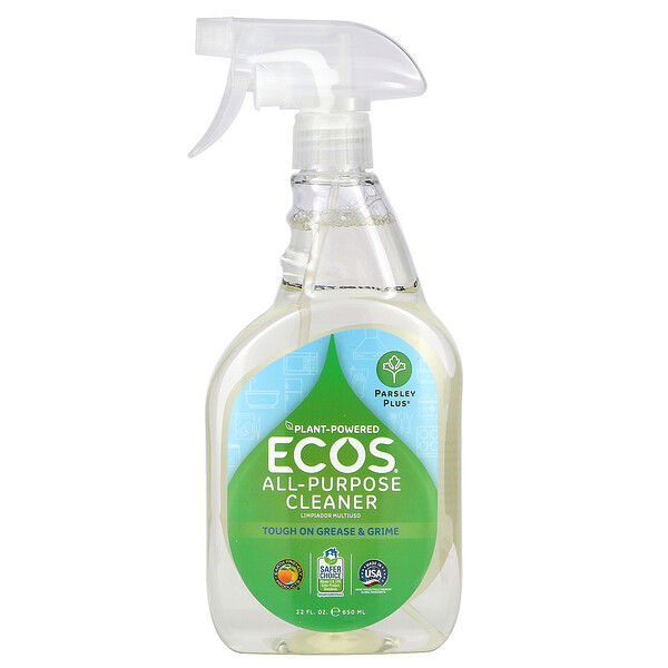 Earth Friendly Products‏, All-Purpose Cleaner, Parsley Plus, 22 fl oz (650 ml)