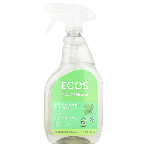 Ecos Ecos®, Plant Powered All Purpose Cleaner, Parsley, 22 fl oz (650 ml)