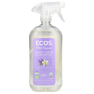 Earth Friendly Products, Ecos®, Φυτικό Αποσμητικό Υφασμάτων, Λεβάντα Βανίλια, 591 ml